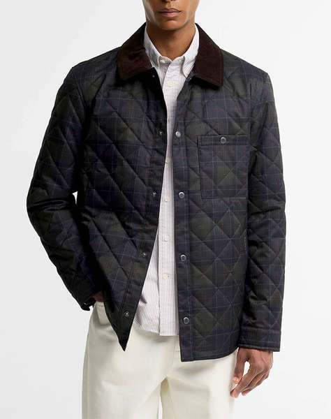 BARBOUR BARBOUR TARTAN SHIRT QUILTED JACKET