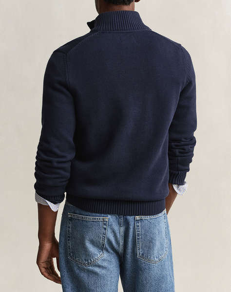 GANT ПУЛОВЕР ДЪЛЪГ РЪКАВ CASUAL COTTON HALF ZIP