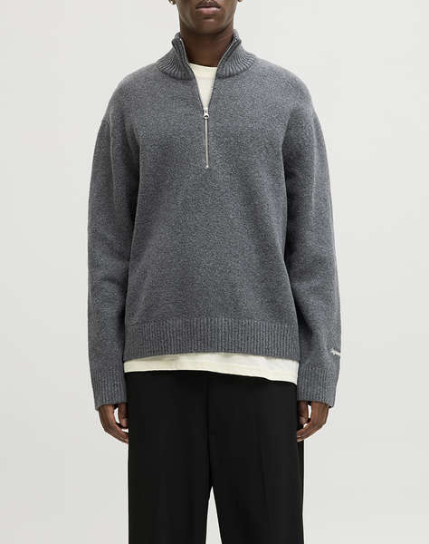 JACK&JONES JORNORREBRO KNIT HALF ZIP SN