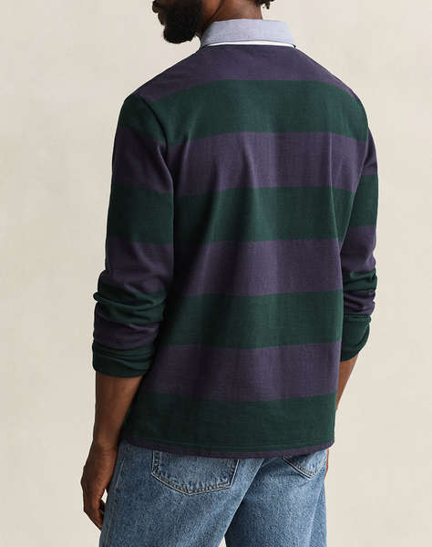 GANT БЛУЗА С ДЪЛЪГ РЪКАВ REG CHAMBRAY STRIPE HEAVY RUGGER
