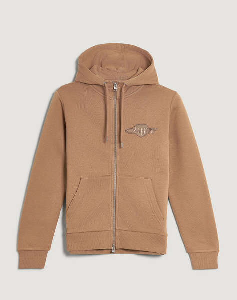 GANT ЖИЛЕТКА СУИТШЪРТ REG TONAL SHIELD ZIP HOODIE