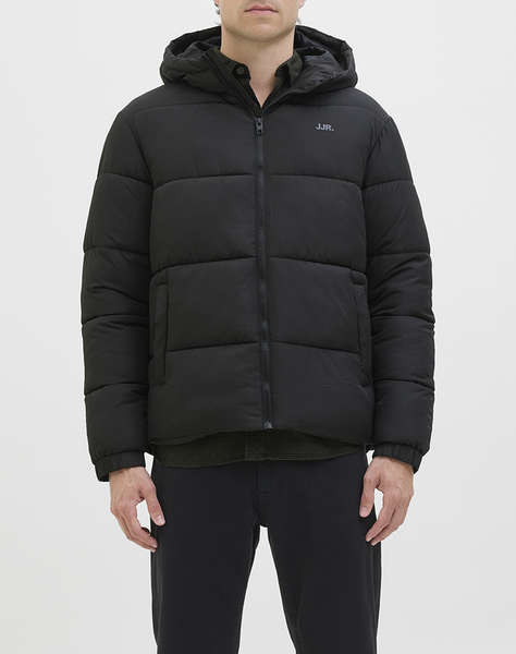 JJ REBEL JREBREBEL LOGO PUFFER HOOD