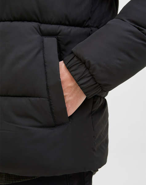 JJ REBEL JREBREBEL LOGO PUFFER HOOD