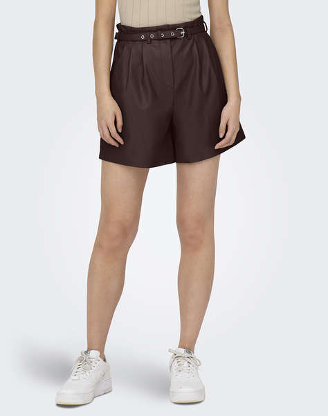 ONLY ONLHEIDI FAUX LEATHER SHORTS OTW NOOS