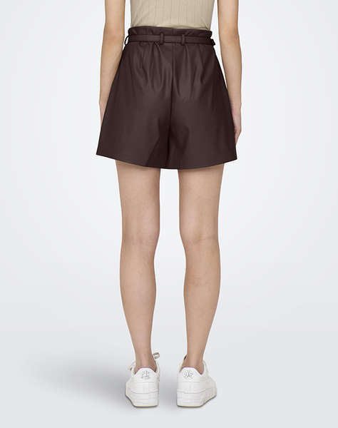 ONLY ONLHEIDI FAUX LEATHER SHORTS OTW NOOS
