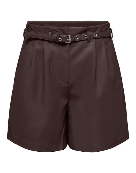 ONLY ONLHEIDI FAUX LEATHER SHORTS OTW NOOS