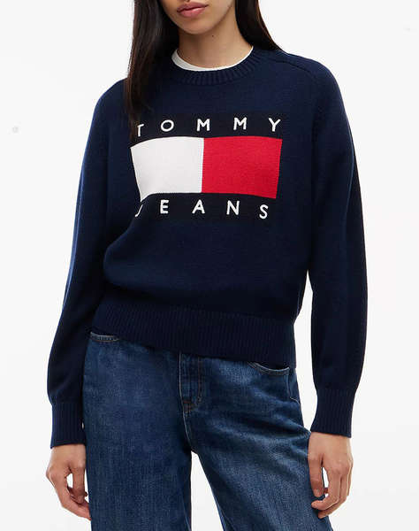 TOMMY JEANS TJW FLAG SWEATER EXT