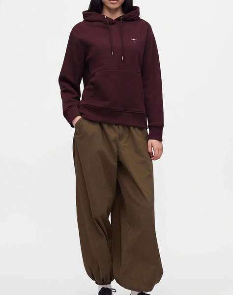 GANT СУИТШЪРТ С ДЪЛЪГ РЪКАВ SHIELD HOODIE