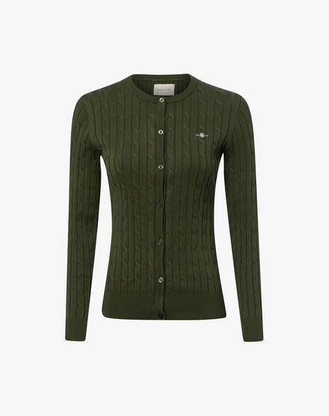 GANT ЖИЛЕТКА ПЛЕТЕНА STRETCH COTTON CABLE CARDIGAN