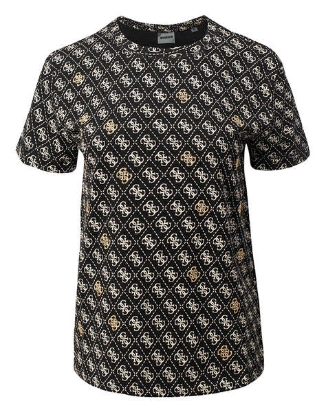 GUESS 4G RHOMBUS STUDS SS T-SHIRT ДАМСКА БЛУЗА