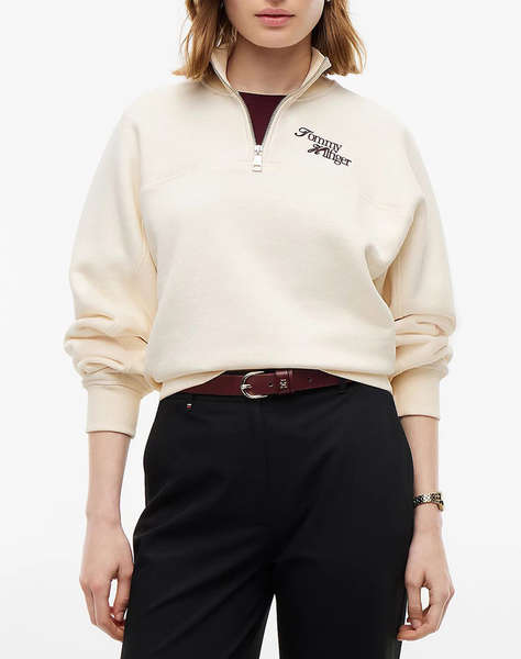 TOMMY HILFIGER SCRIPT REG MK-NK HALF ZIP SWT