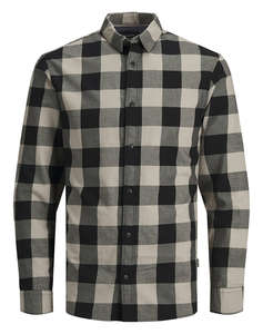 JACK&JONES JJEGINGHAM TWILL SHIRT L/S NOOS