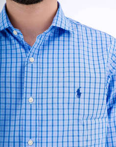 RALPH LAUREN CUESTPPCN-LONG SLEEVE-DRESS SHIRT