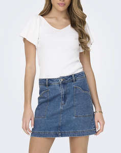 ONLY ONLLEELO S/S BACK PULLOVER KNT NOOS