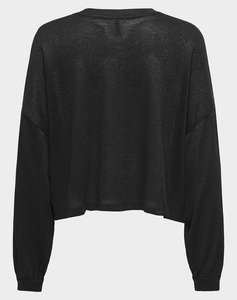 ONLY ONLAMBER L/S LOOSE GLITTER TOP JRS