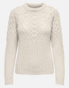 ONLY ONLALPINA L/S LIFE O-NECK CC KNT