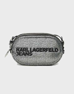 KARL LAGERFELD JEANS ESSENTIAL LOGO CAMERA BAG (Размери: 21 x 13 x 7 см.)