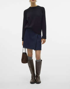 VERO MODA VMGOLD MIX LS O-NECK PULLOVER GA