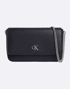 CALVIN KLEIN JEANS MINIMAL MONOGRAM EW FLAP PH/CB19 (Размери: 19 x 12 x 4см.)
