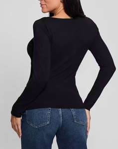 GUESS LS TRIANGLE LOGO ELIZA SWTR ДАМСКИ ПУЛОВЕР