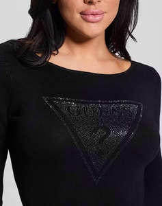 GUESS LS TRIANGLE LOGO ELIZA SWTR ДАМСКИ ПУЛОВЕР