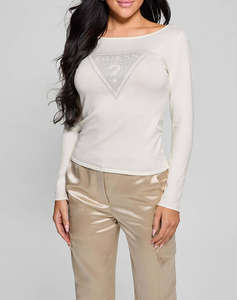GUESS LS TRIANGLE LOGO ELIZA SWTR ДАМСКИ ПУЛОВЕР