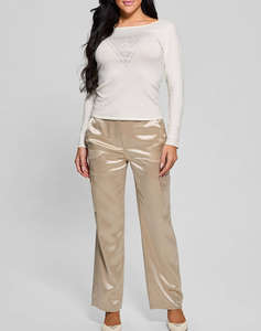 GUESS LS TRIANGLE LOGO ELIZA SWTR ДАМСКИ ПУЛОВЕР