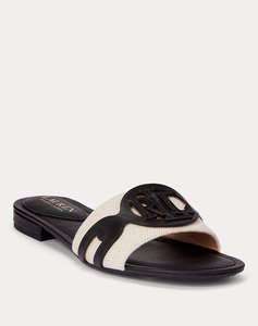LAUREN RALPH LAUREN TWOTONECANVS/BRNCLF-ALEGRA-SN-SLI