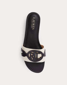 LAUREN RALPH LAUREN TWOTONECANVS/BRNCLF-ALEGRA-SN-SLI