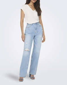 ONLY ONLFREE LIFE S/S MODAL STITCH TOP JRS