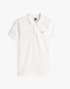 TOMMY JEANS TJM SLIM PLACKET POLO EXT
