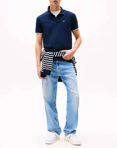 TOMMY JEANS TJM SLIM PLACKET POLO EXT
