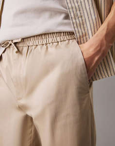 CALVIN KLEIN STRETCH SATEEN JOGGER