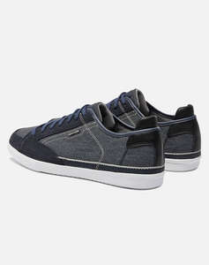 GEOX U WALEE A - WASH.CANVAS+SUEDE