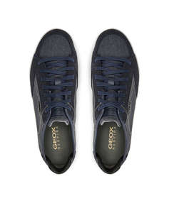 GEOX U WALEE A - WASH.CANVAS+SUEDE