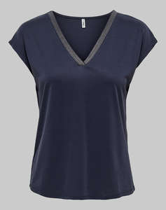 ONLY ONLFREE LIFE S/S MODAL STITCH TOP JRS