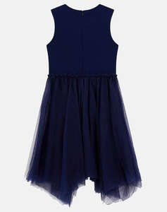 GUESS MIXED FABRIC SL DRESS_CEREMONY Детска рокля GIRL