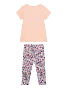 GUESS SET SS T-SHIRT+LEGGINGS ДЕТСКИ КОМПЛЕКТ GIRL