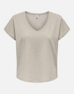 ONLY ONLASIA S/S V-NECK TOP CC JRS
