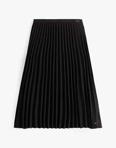 TOMMY HILFIGER FLUID PLEATED PULL ON MIDI SKIRT
