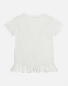GUESS SS T-SHIRT W/FRILL ДЕТСКА ТЕНИСКА GIRL