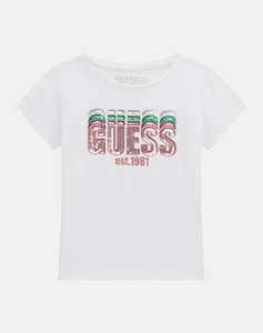 GUESS SS T-SHIRT W/SEQUINS ДЕТСКА ТЕНИСКА GIRL