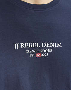 JJ REBEL JREBJEANS REBEL PRINT TEE SS O-NECK SN
