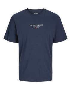 JJ REBEL JREBJEANS REBEL PRINT TEE SS O-NECK SN