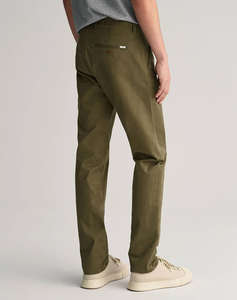 GANT TROUSERS SLIM TWILL CHINOS