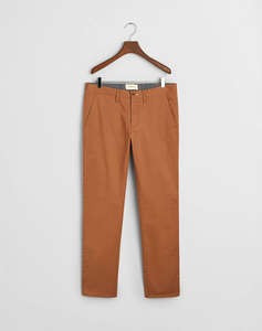 GANT TROUSERS SLIM TWILL CHINOS