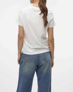 VERO MODA VMVIVA S/S O-NECK T-SHIRT JRS BTQ GA