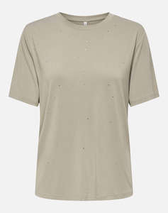 ONLY ONLFREE LIFE S/S O-NECK BLING TOP JRS