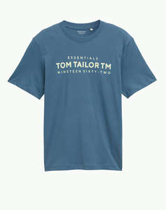 TOM TAILOR T-SHIRT WITH PRINT МЪЖКА ТЕНИСКА