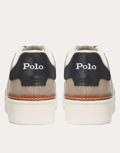RALPH LAUREN NUBUCK/LEATHER-MASTERS CRT-SK-LTL